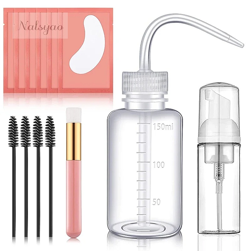 Eyelash Extension Wash - 속눈썹 연장 시술용 클렌징 키트: 속눈썹