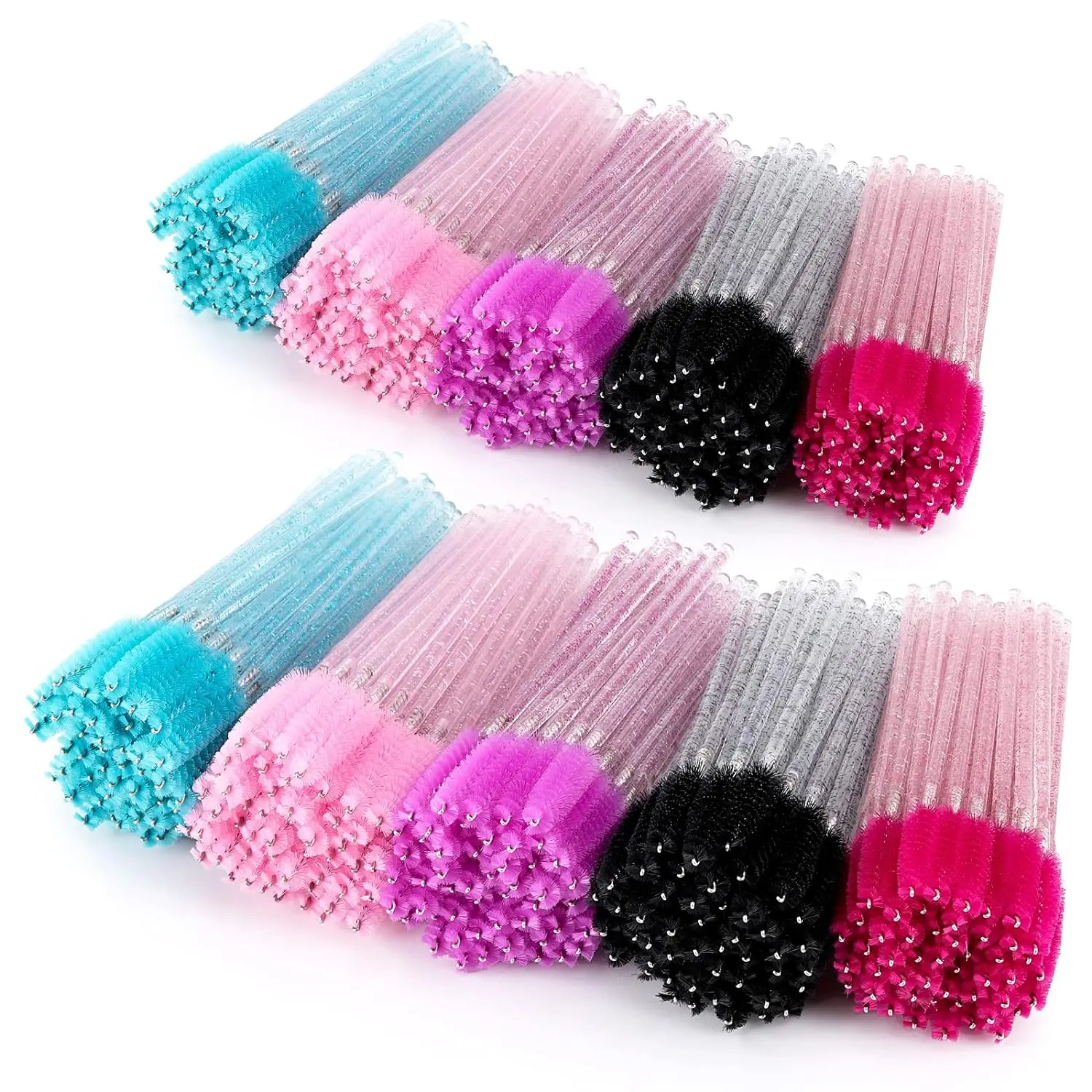 Eyelash Extension Vendor - 100/1000/2000pcs 일회용 마스카라 완드 속눈썹 브러쉬