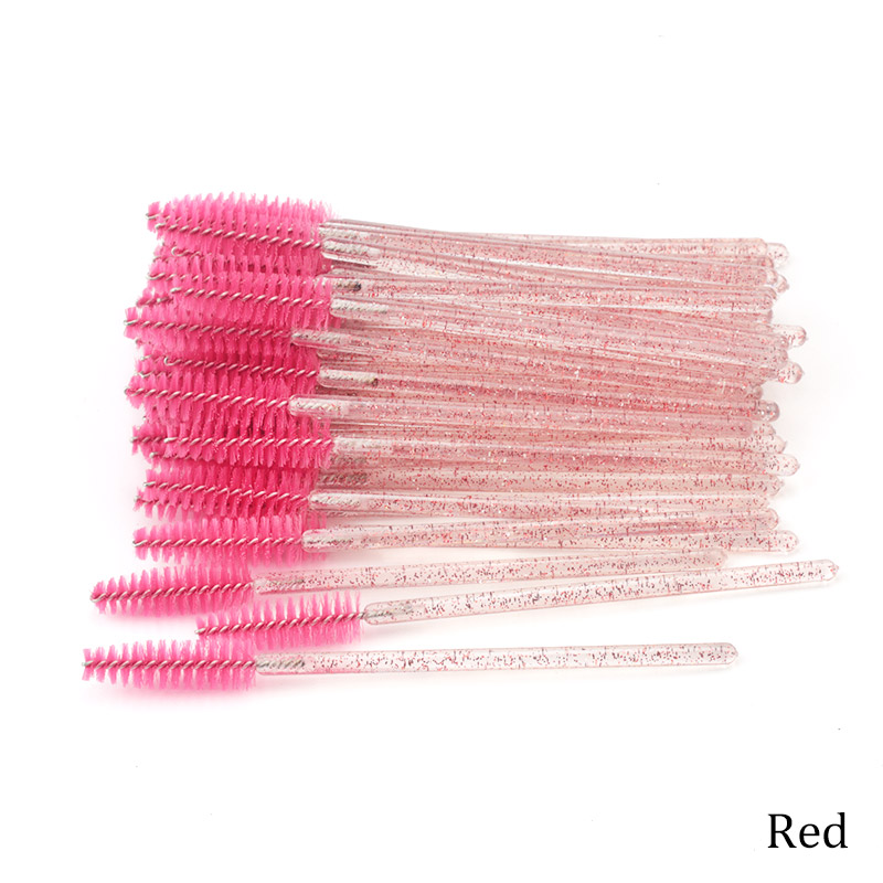 Eyelash Extension Vendor - 50개입 일회용 속눈썹 브러쉬 마스카라 봉