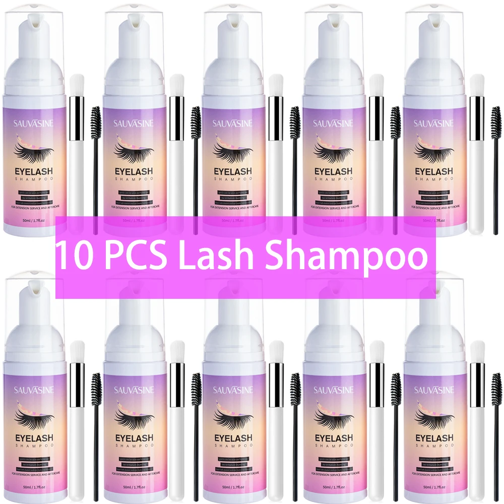 Eyelash Extension Wash - 5/10PCS 50ML 속눈썹 연장 샴푸 폼