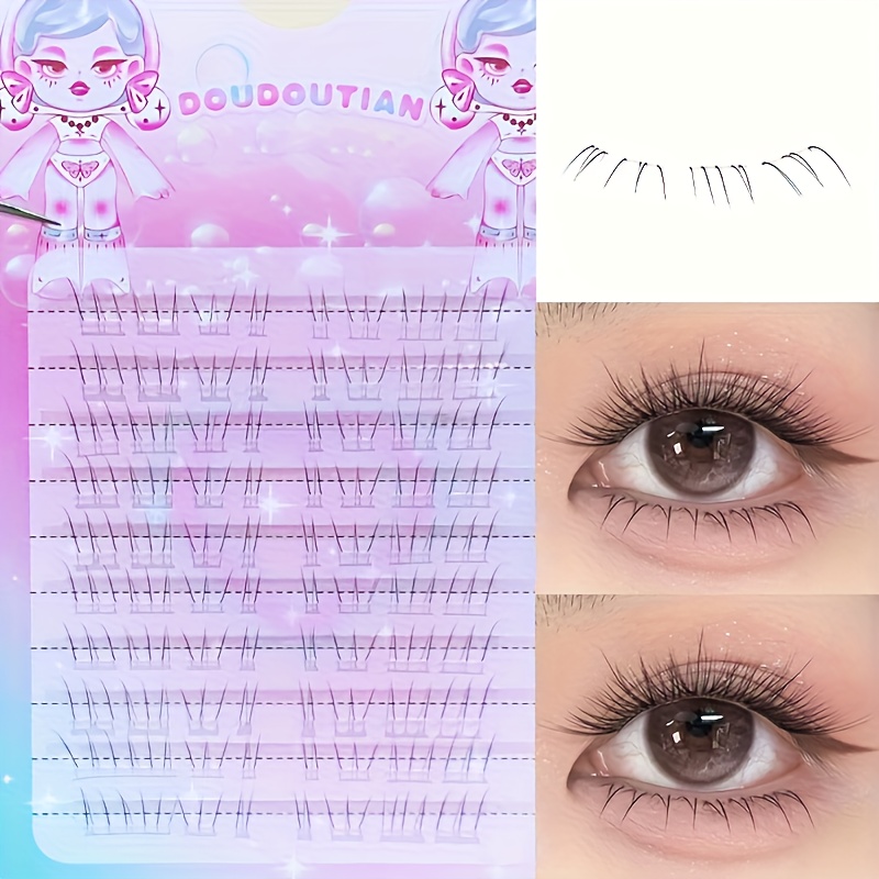 Eyelash Extension Eyelash - 두오두오티안 고양이 발바닥 모양 아래 속눈썹