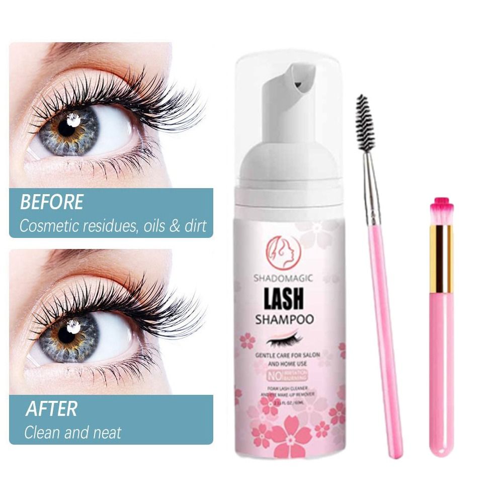 부드럽고 섬세한 속눈썹 세척 무스, 저자극 안전 속눈썹 - Eyelash Extension Is Safe 리뷰 및 가격