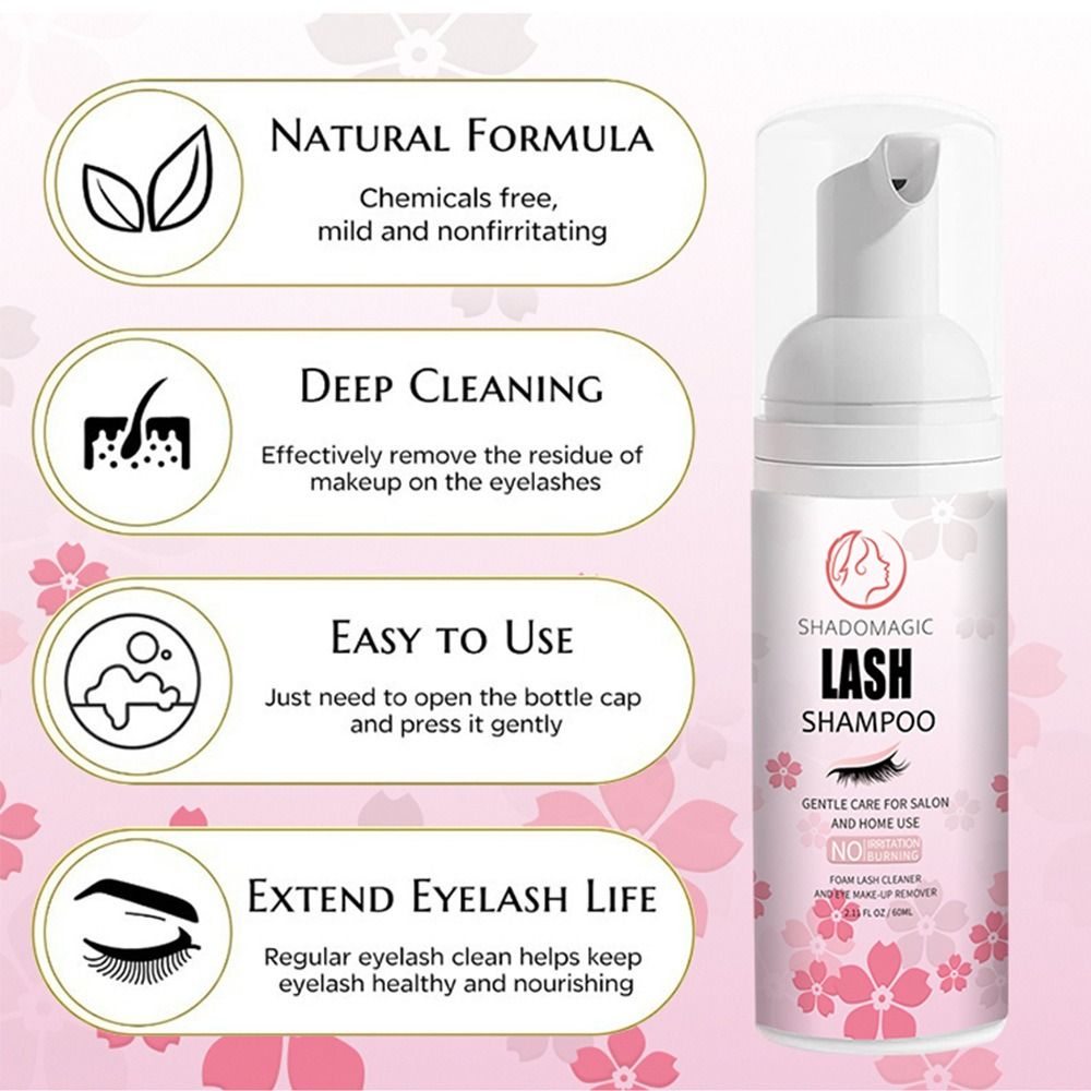 부드럽고 섬세한 속눈썹 세척 무스, 저자극 안전 속눈썹 - Eyelash Extension Is Safe 리뷰 및 가격