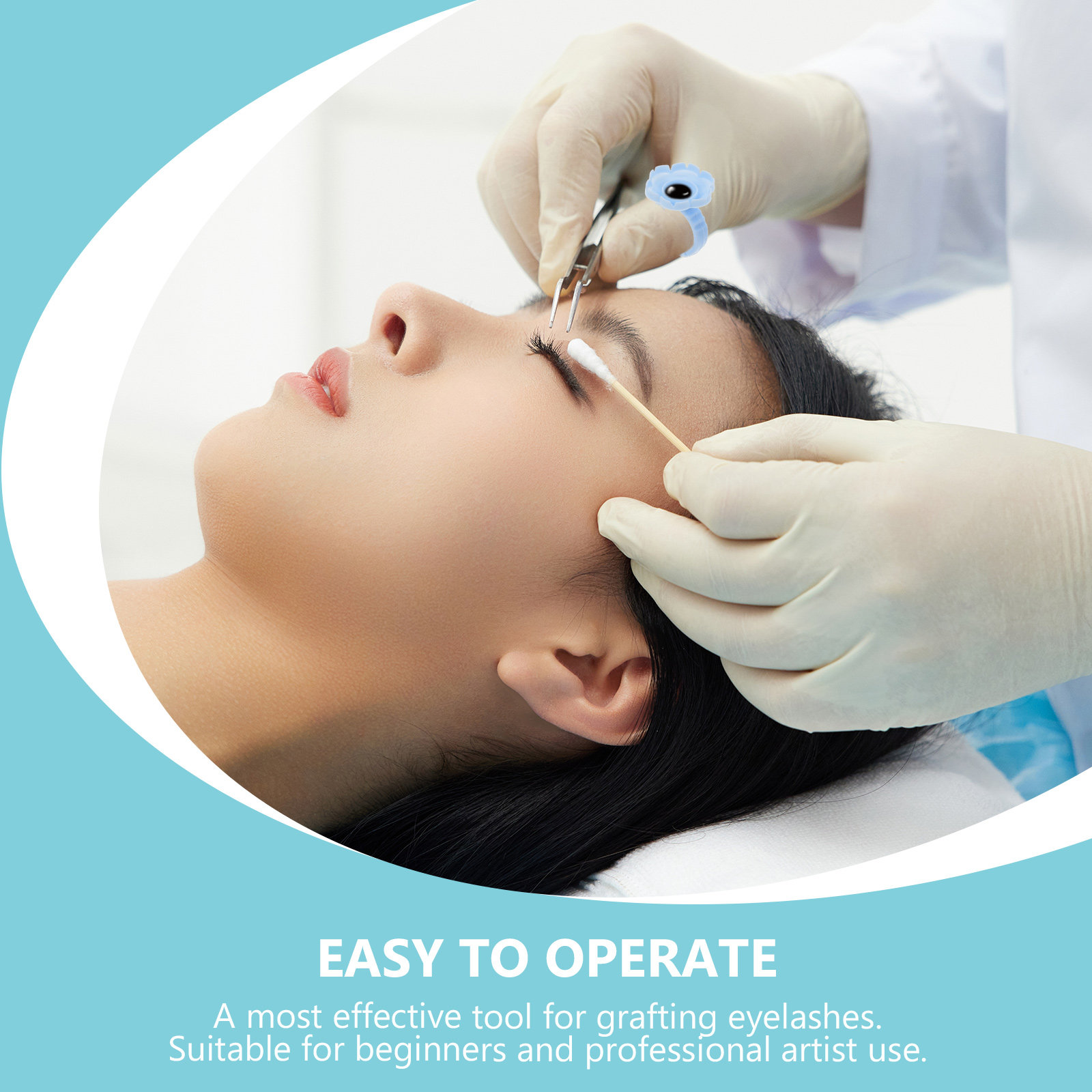 100개입, 꽃 모양의 속눈썹 접착제 보관용 컵. 전문 - Eyelash Extension Is Safe 리뷰 및 가격