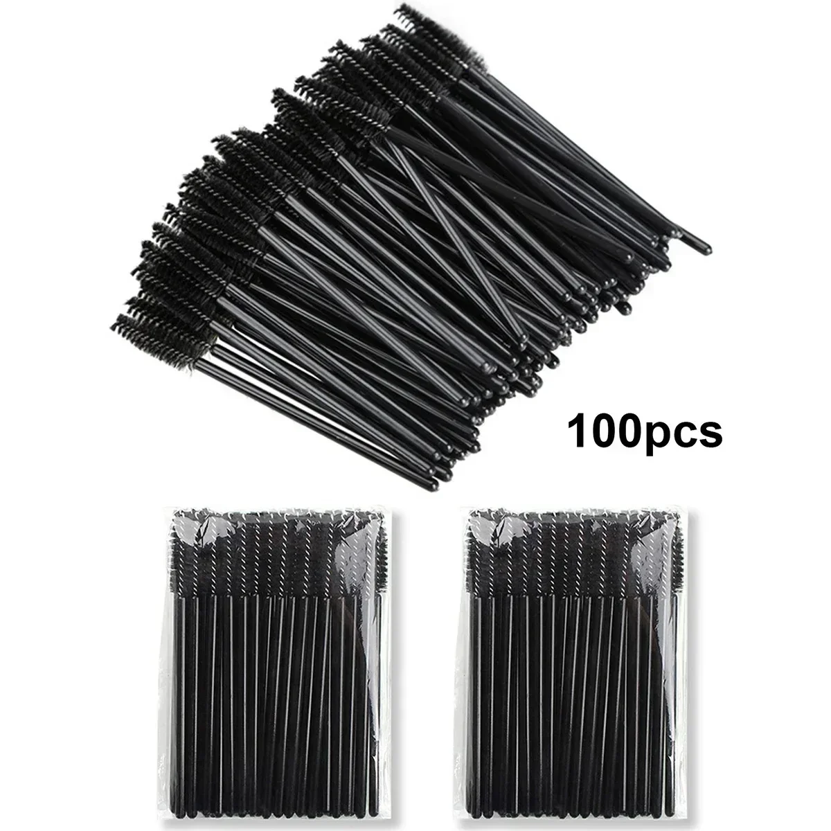 도매 100pcs 일회용 속눈썹 브러쉬 Spoolies - Eyelash Extension Vendor 리뷰 및 가격