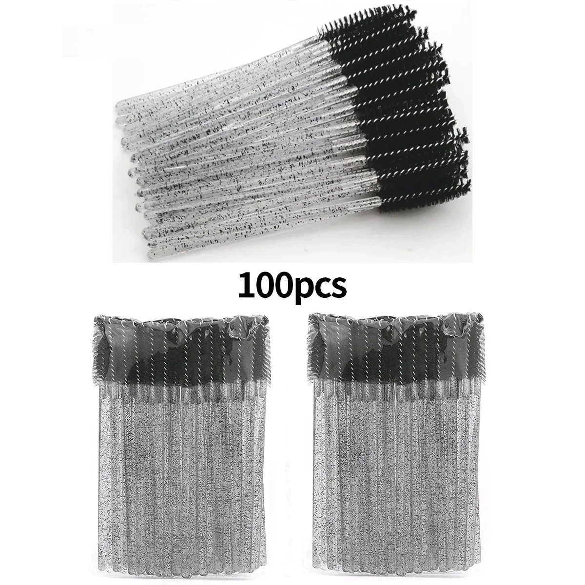 도매 100pcs 일회용 속눈썹 브러쉬 Spoolies - Eyelash Extension Vendor 리뷰 및 가격