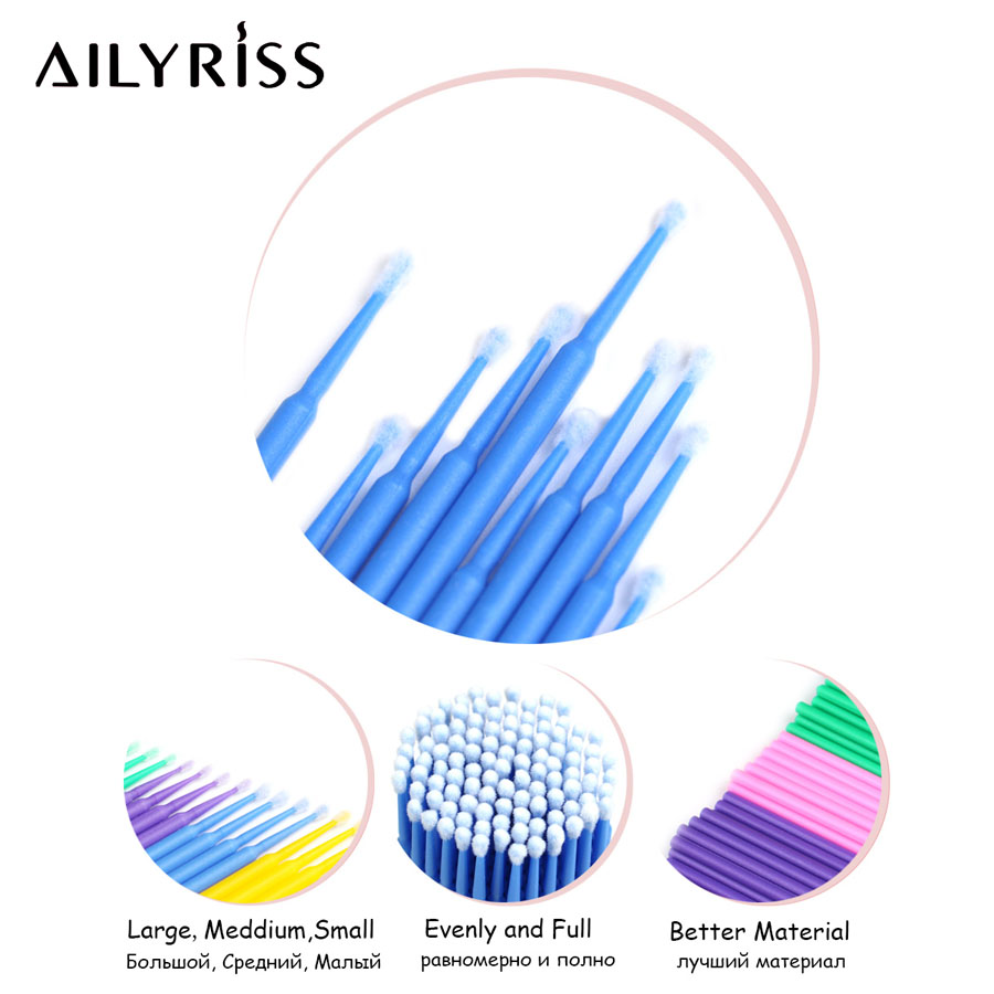 500 개/몫 일회용 애플리케이터 속눈썹 연장을위한 마 - Eyelash Extension Class 리뷰 및 가격