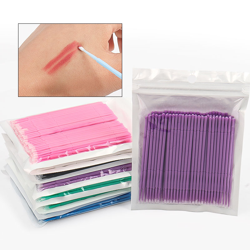 100개/봉지 대나무 속눈썹 연장 클리닝 면봉 래쉬 리 - Eyelash Extension Removal 리뷰 및 가격