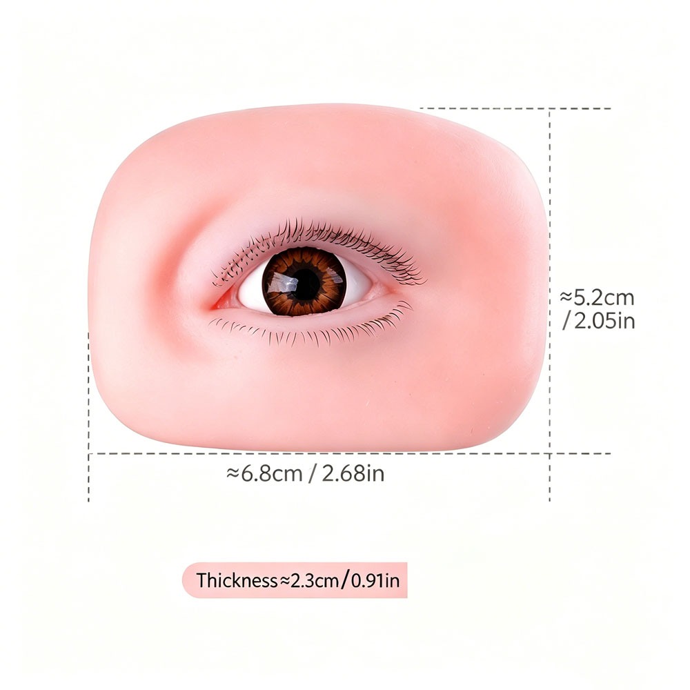 3겹 재사용 가능 속눈썹 실리콘 마네킹 눈 모델 인형  - Eyelash Extension Doll Eye 리뷰 및 가격