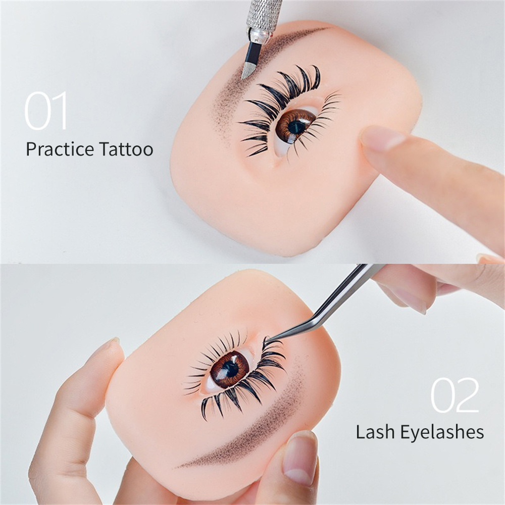 속눈썹 연장 연습용 마네킹 눈 플랫 트레이닝 헤드 교체 - Eyelash Extension Doll Eye 리뷰 및 가격