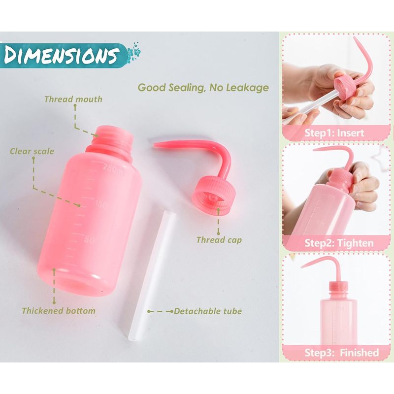 250ml 핑크 벤드 마우스 속눈썹 세척 린스 병, 곡 - Eyelash Extension Is Safe 리뷰 및 가격