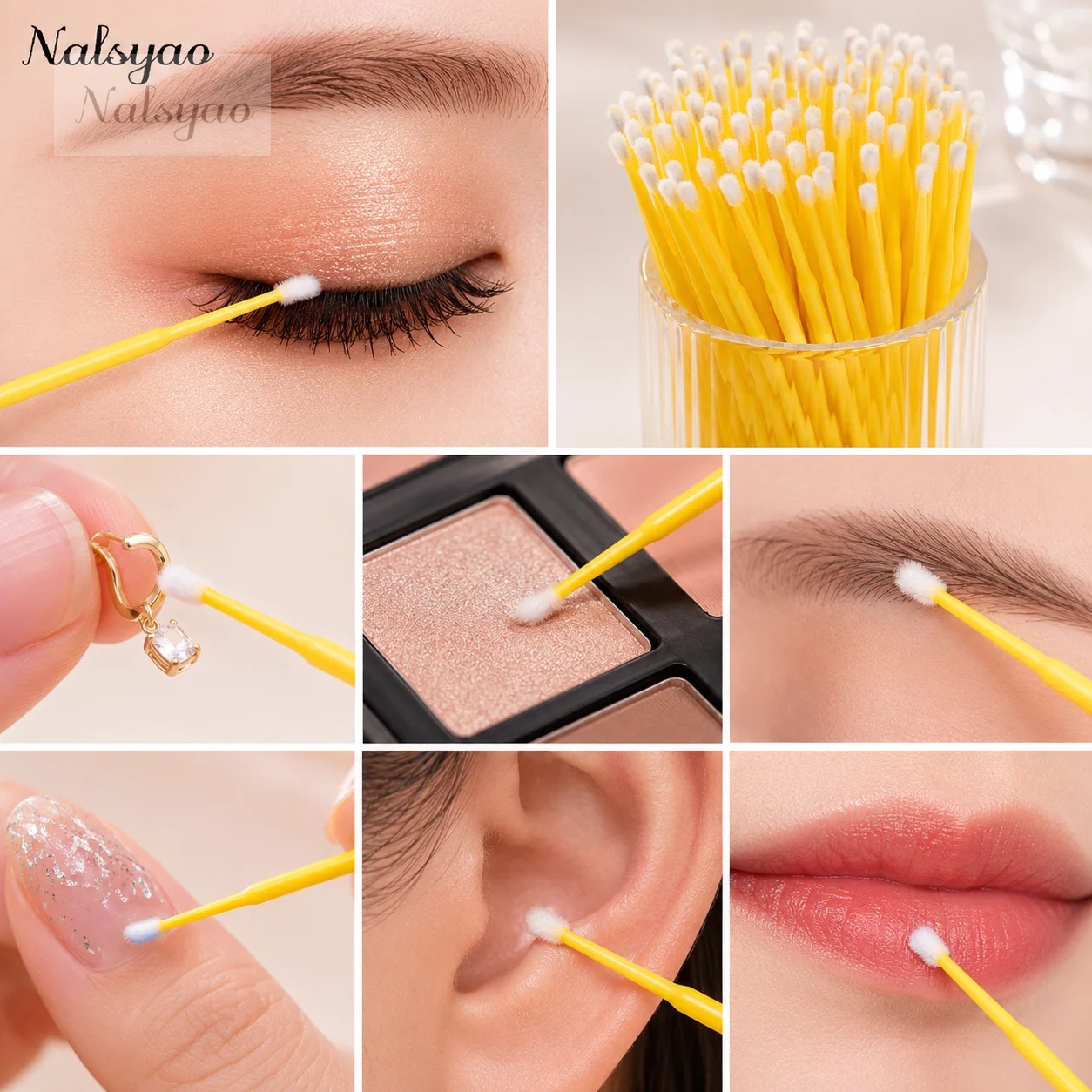500개 속눈썹 연장 클리닝 면봉 속눈썹 리프트 글루  - Eyelash Extension Removal 리뷰 및 가격