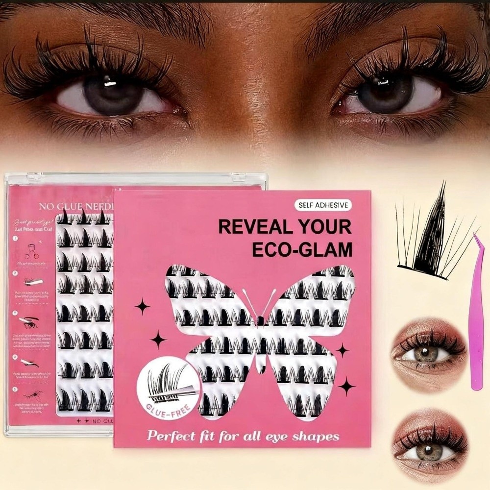 내추럴 룩 DIY 속눈썹 연장 키트 풍성한 무접착 인조 - Eyelash Extension Eyelash 리뷰 및 가격
