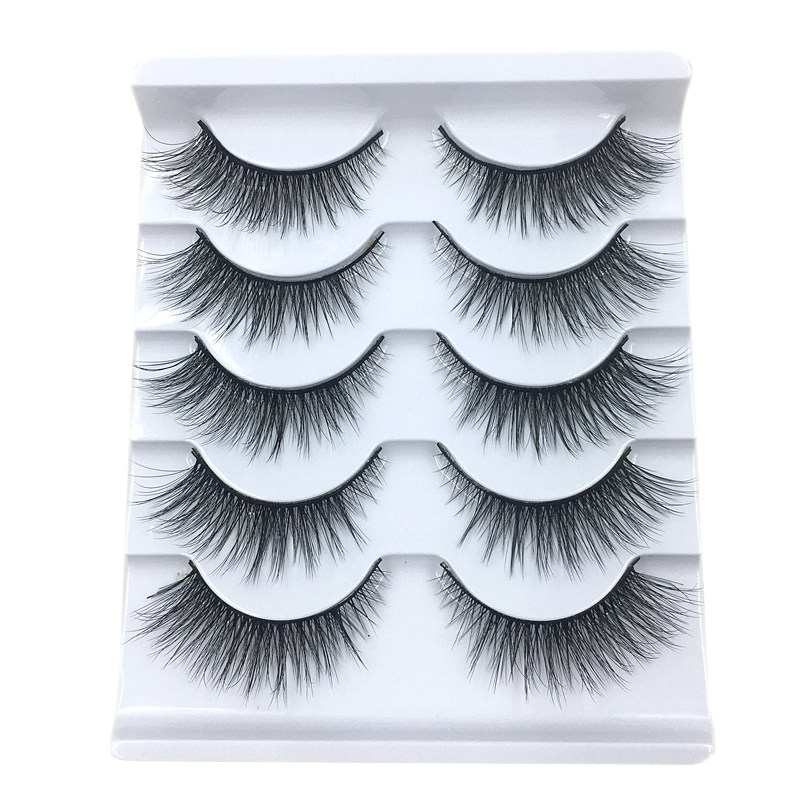 새로운 5쌍의 부드럽고 두꺼운 3D 인조 속눈썹, 엉키 - Eyelash Extension Doll Eye 리뷰 및 가격