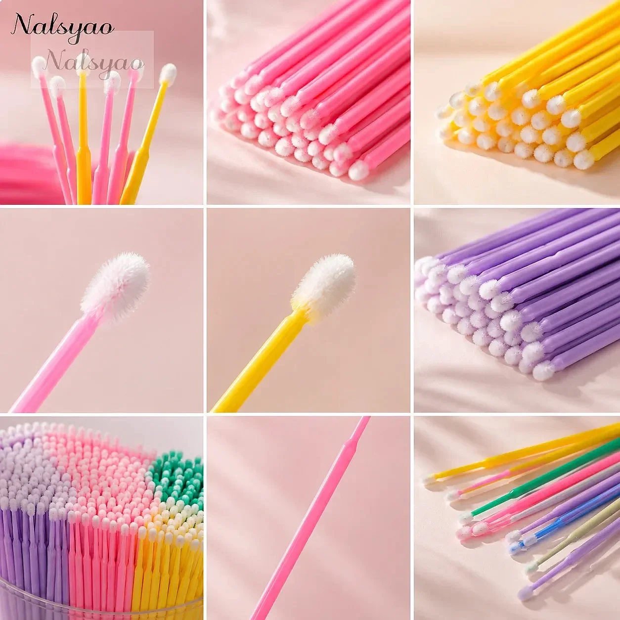 500개/1000개 세트, 속눈썹 연장용 브러시, 면봉 - Eyelash Extension Removal 리뷰 및 가격