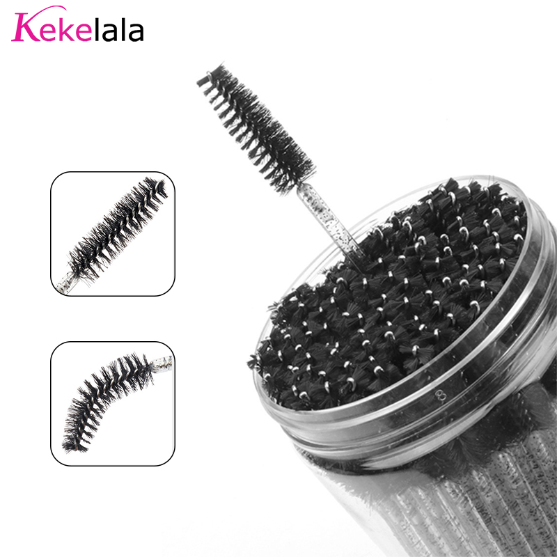 50Pcs/병 속눈썹 연장 브러쉬 컨테이너 눈썹 눈 속 - Eyelash Extension Vendor 리뷰 및 가격