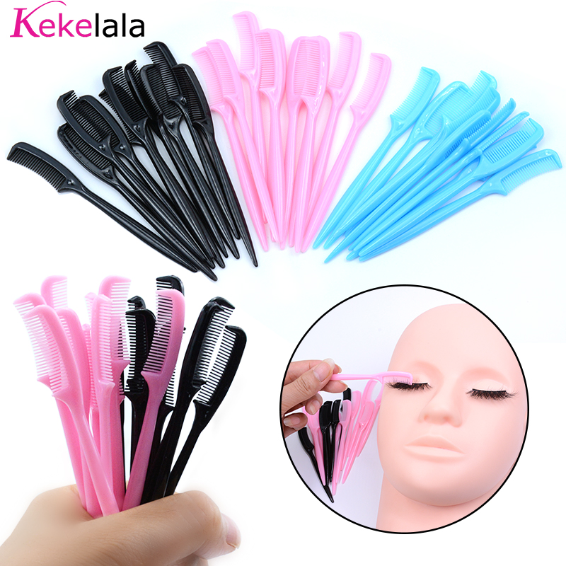 10Pcs 미니 속눈썹 빗 작은 귀여운 눈썹 브러쉬 눈 - Eyelash Extension Vendor 리뷰 및 가격