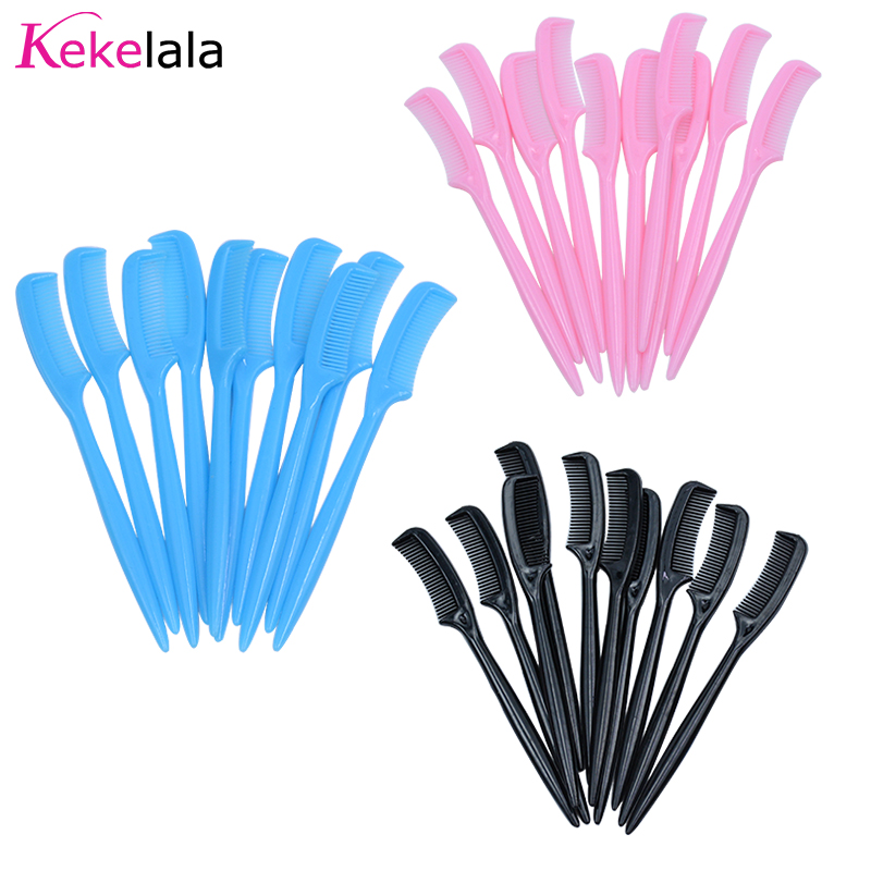 10Pcs 미니 속눈썹 빗 작은 귀여운 눈썹 브러쉬 눈 - Eyelash Extension Vendor 리뷰 및 가격