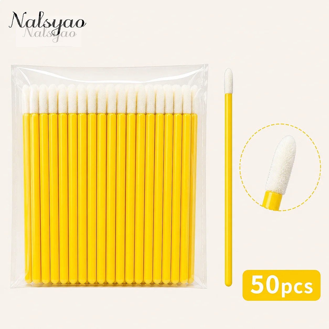 50/500개입 일회용 마스카라 어플리케이터 립스틱 브 - Eyelash Extension Eyelash 리뷰 및 가격
