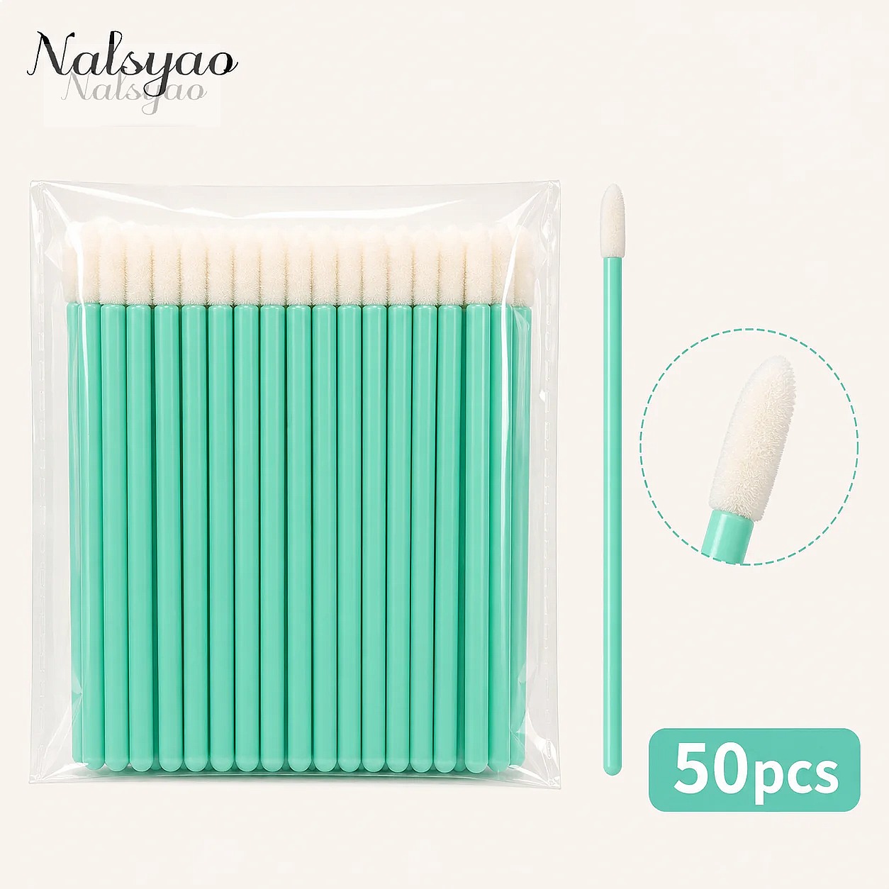 50/500개입 일회용 마스카라 어플리케이터 립스틱 브 - Eyelash Extension Eyelash 리뷰 및 가격